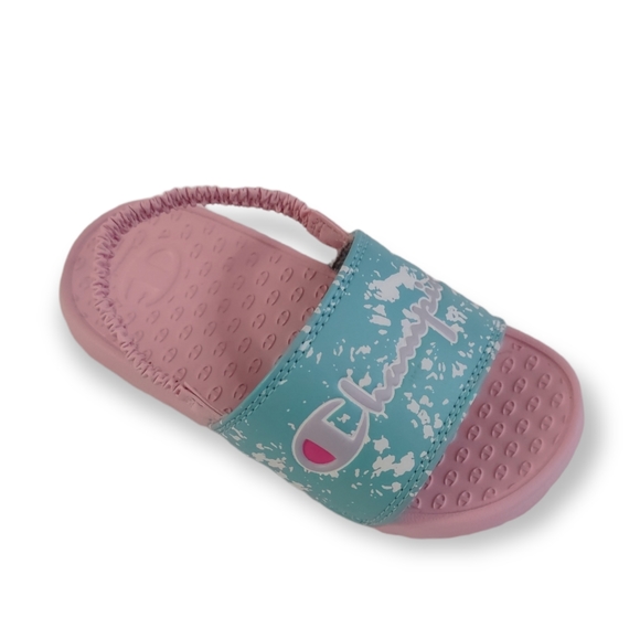 CHAMPION TODDLER MEGA SLIDE SWIRL SPORT SLIDES SIZE 9 - Picture 2 of 6